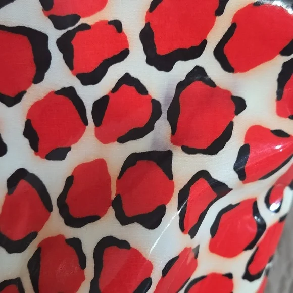 Vintage Kate Spade vinyl leopard print tote bag - Picture 4 of 6